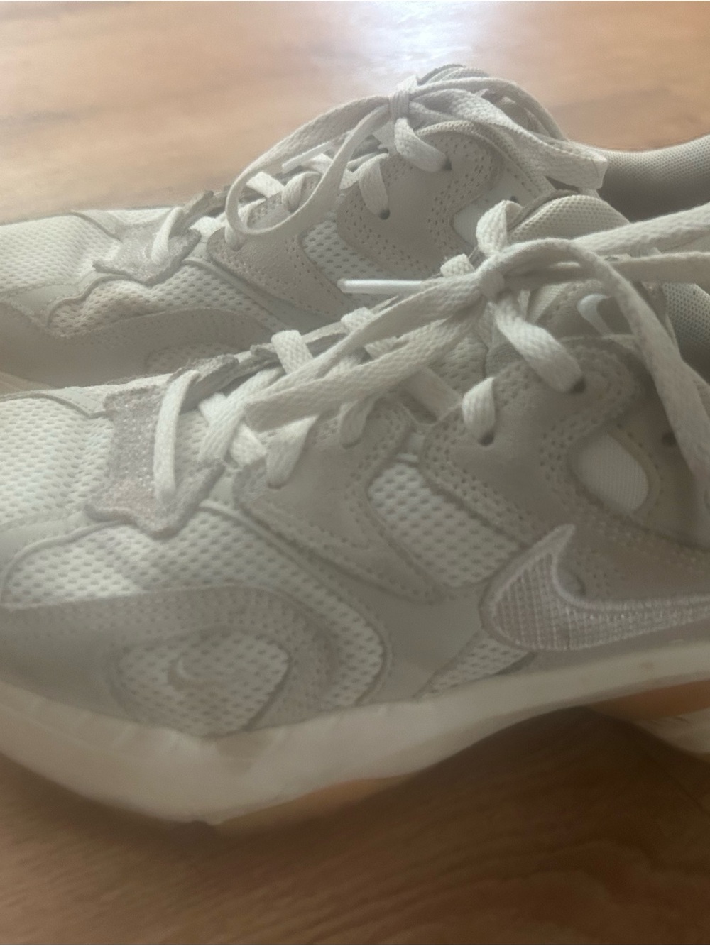Nike Off-White Mesh & Suede Trainer